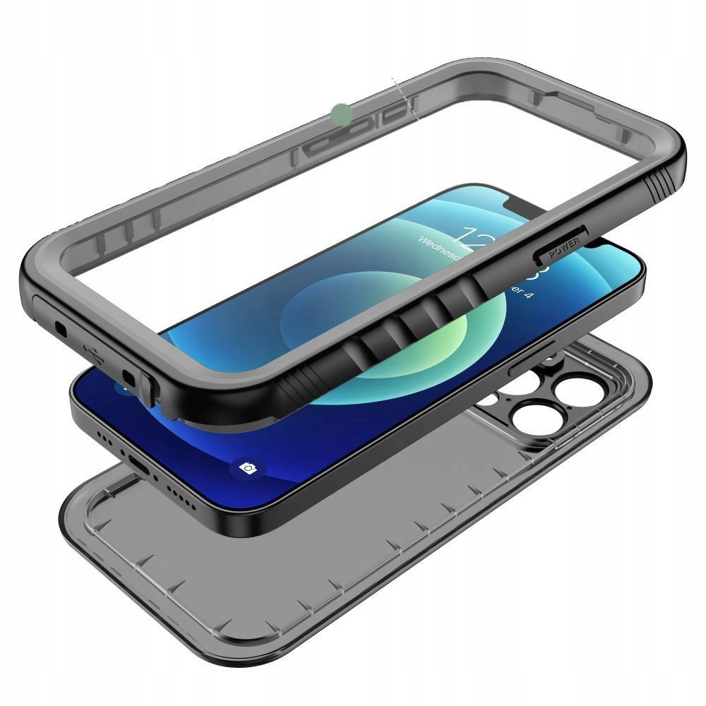 Tech-Protect ShellBox Case Waterproof IP68 with MagSafe for iPhone 15 Pro Max - Blackeng