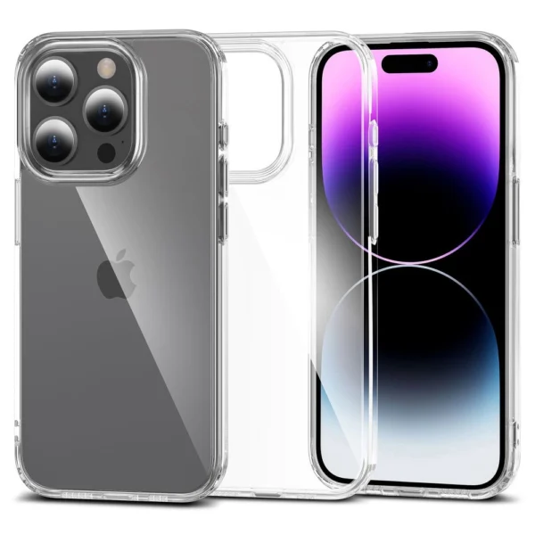 Tech-Protect FlexAir Hybrid Case for iPhone 15 Pro - Cleareng