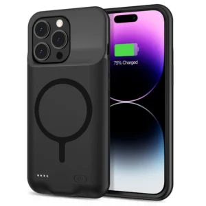 Tech-Protect PowerCase for iPhone 15 Pro with MagSafe and 7000mAh Powerbank - Blackeng