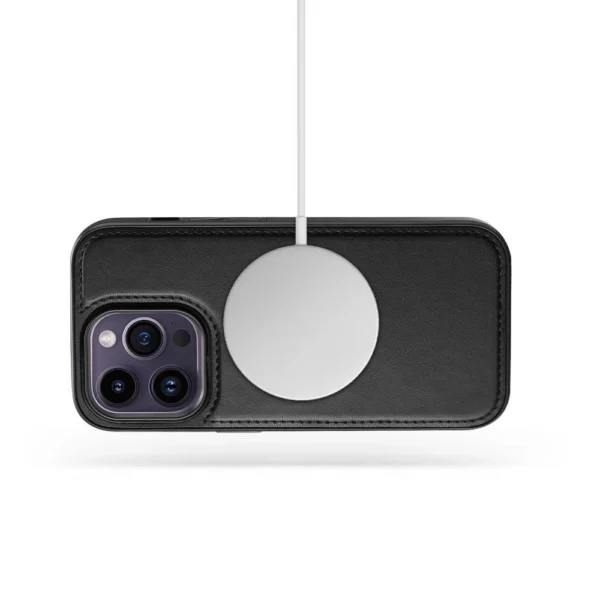 Tech-Protect Wallet MagSafe Case for iPhone 15 Pro Max - Blackeng
