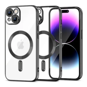 Tech-Protect MagShine Line MagSafe case for iPhone 15 Plus - blackeng