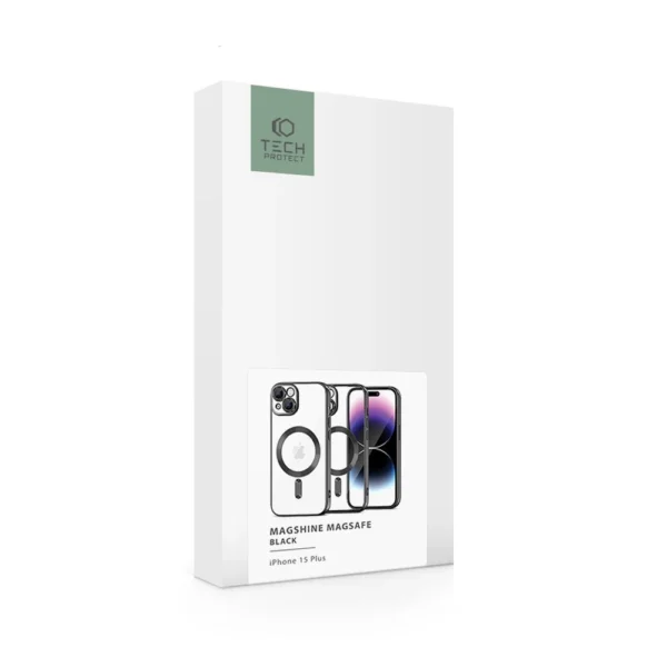 Tech-Protect MagShine Line MagSafe case for iPhone 15 Plus - blackeng
