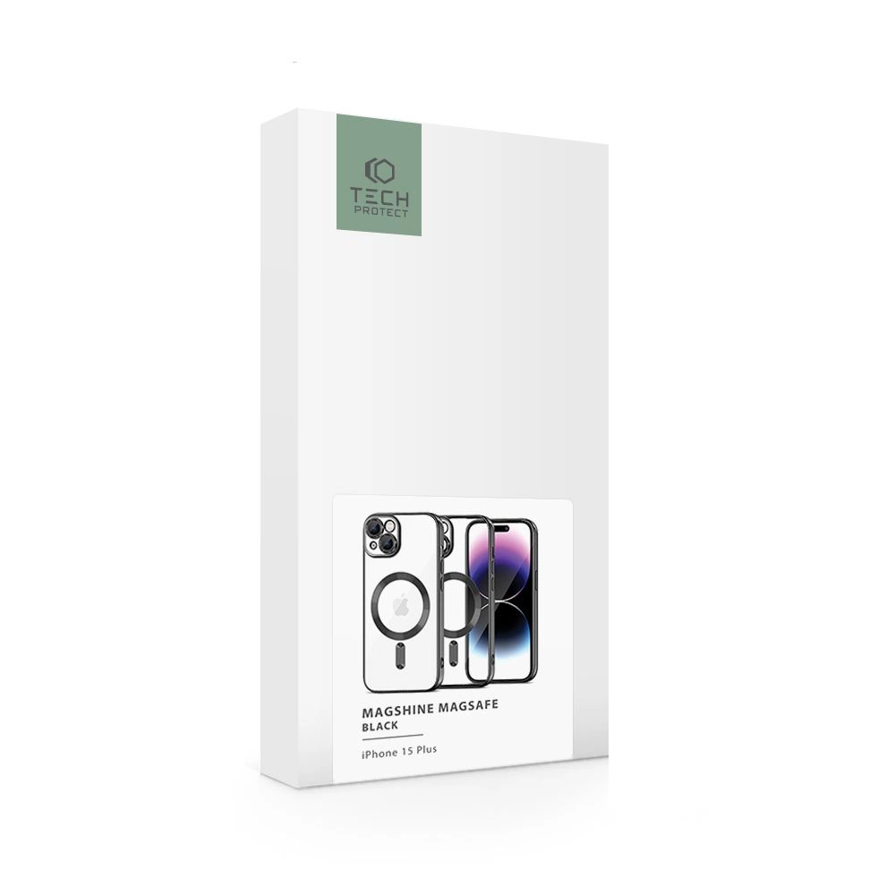 Tech-Protect MagShine Line MagSafe case for iPhone 15 Plus - blackeng