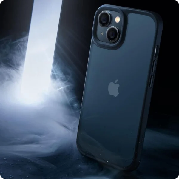 Tech-Protect MagMat iPhone 15 Case - Black and Cleareng