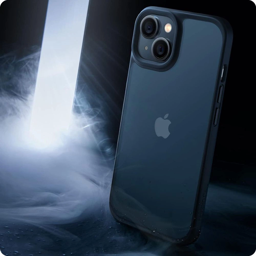Tech-Protect MagMat iPhone 15 Case - Black and Cleareng