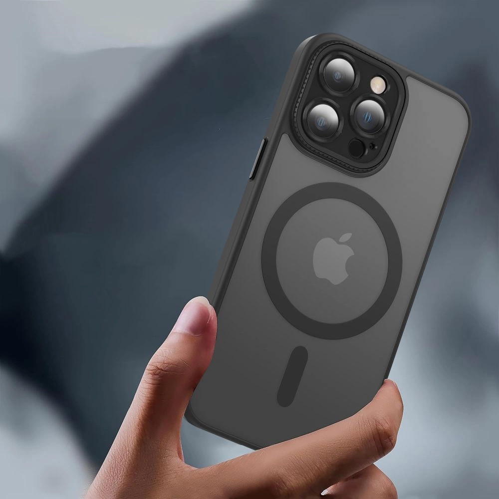 Tech-Protect MagMat Cam+ MagSafe iPhone 15 Case - Matte Blackeng