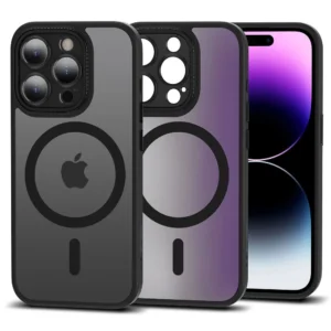 Tech-Protect MagMat Cam+ MagSafe Case for iPhone 15 Pro Max - Matte Blackeng