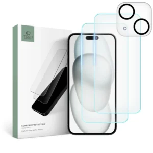 Tech-Protect Supreme Set for iPhone 15 Plus 2x tempered glass for display / tempered glass for cameraeng