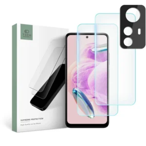 Tech-Protect Supreme Set for Xiaomi Redmi Note 12S 2x tempered glass for display / tempered glass for cameraeng