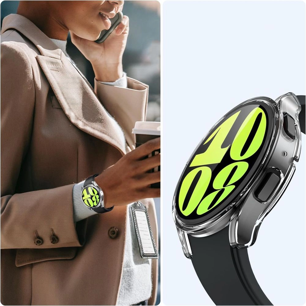 Tech-Protect Defense360 Case for Samsung Galaxy Watch 6 (40mm) - Transparenteng