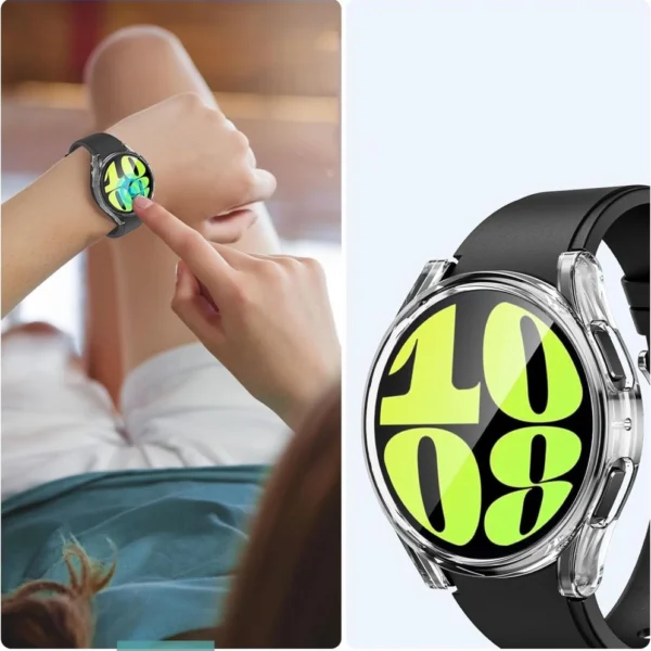 Tech-Protect Defense360 Case for Samsung Galaxy Watch 6 (40mm) - Transparenteng