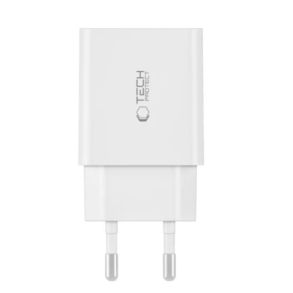 Tech-Protect C35W charger 2x USB-C PD 35W - whiteeng