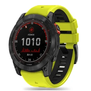 Tech-Protect IconBand Pro Strap for Garmin Fenix 3 / 5X / 3HR / 5X Plus / 6X / 6X Pro / 7X - Lime Blackeng