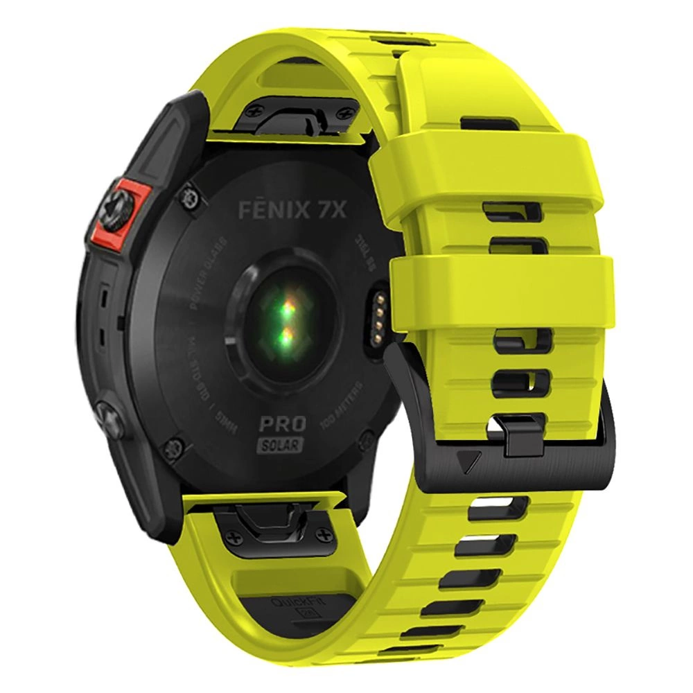 Tech-Protect IconBand Pro Strap for Garmin Fenix 3 / 5X / 3HR / 5X Plus / 6X / 6X Pro / 7X - Lime Blackeng