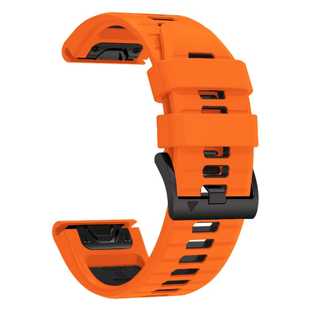 Tech-Protect IconBand Pro Strap for Garmin Fenix 3 / 5X / 3HR / 5X Plus / 6X / 6X Pro / 7X - Orange-Blackeng