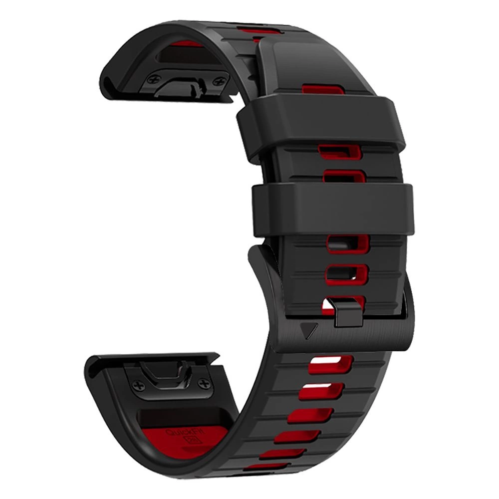Tech-Protect IconBand Pro Strap for Garmin Fenix 3 / 5X / 3HR / 5X Plus / 6X / 6X Pro / 7X - Black/Redeng