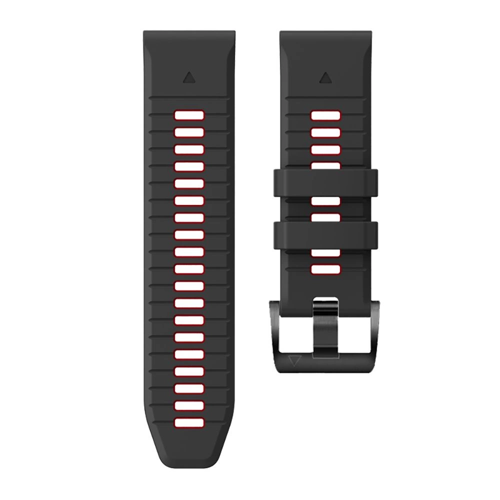 Tech-Protect IconBand Pro Strap for Garmin Fenix 3 / 5X / 3HR / 5X Plus / 6X / 6X Pro / 7X - Black/Redeng
