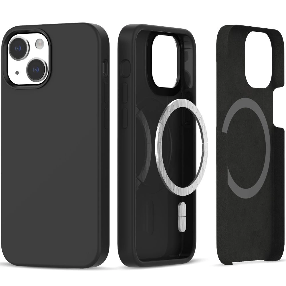 Tech-Protect Silicone MagSafe Case for iPhone 13 / 14 - Blackeng