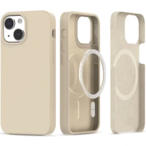 Tech-Protect Silicone MagSafe Case for iPhone 13 / 14 - Beigeeng