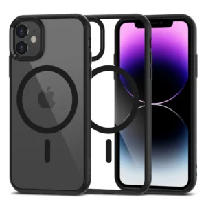Tech-Protect MagMat MagSafe iPhone 11 Case - Clear Blackeng