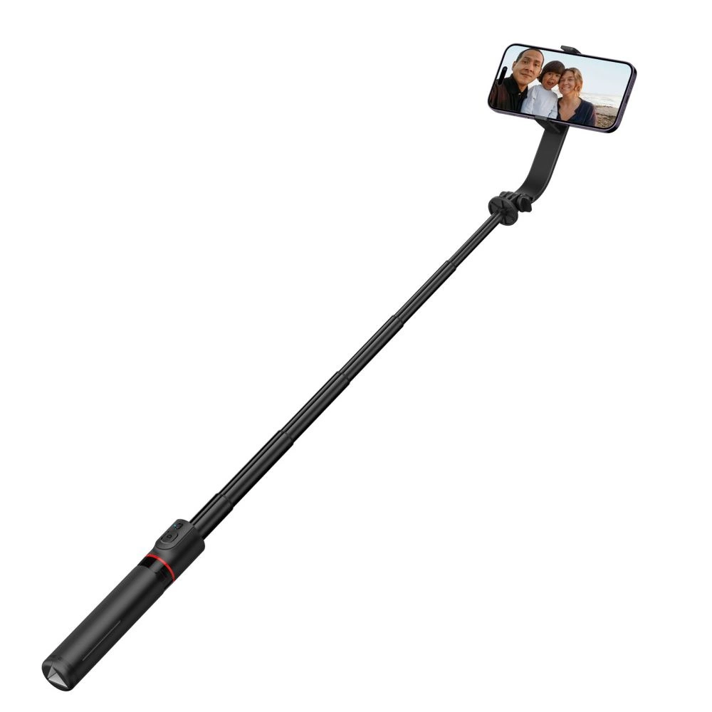 Tech-Protect L04S Bluetooth Selfie Stick with Tripod up to 95cm and 360 Head - Blackeng