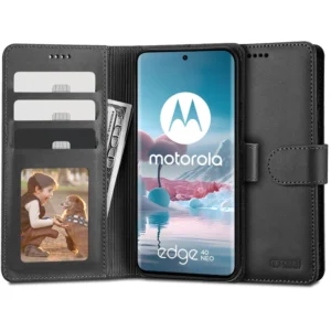 Tech-Protect Wallet Case for Motorola Edge 40 Neo - Blackeng