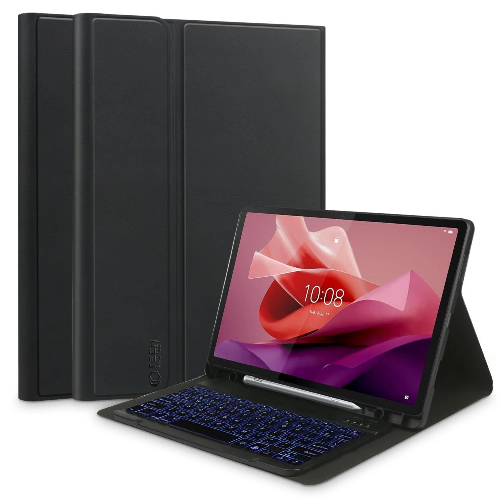 Tech-Protect SC Pen + Keyboard Case with Keyboard for Lenovo Tab P12 12.7" TB-370 - Blackeng