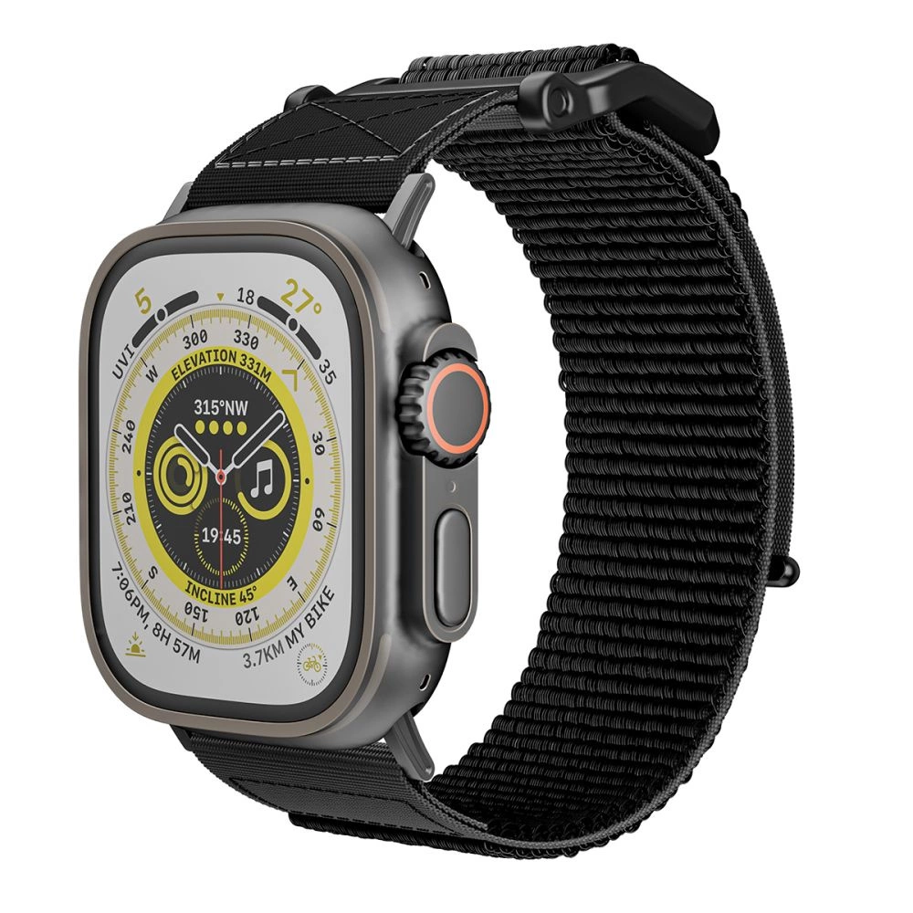 Tech-Protect Scout Strap for Apple Watch 4 / 5 / 6 / 7 / 8 / 9 / SE / Ultra 1 / 2 (42/44/45/49 mm) - Blackeng