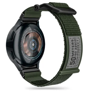 Tech-Protect Scout Strap for Samsung Galaxy Watch 4 / 5 / 5 Pro / 6 / 7 / FE - Dark Greeneng