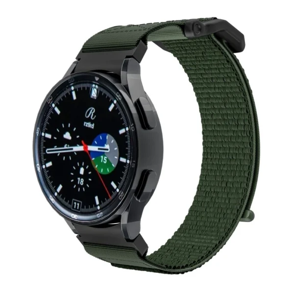 Tech-Protect Scout Strap for Samsung Galaxy Watch 4 / 5 / 5 Pro / 6 / 7 / FE - Dark Greeneng