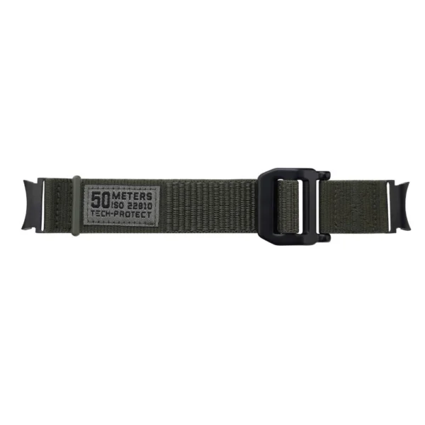 Tech-Protect Scout Strap for Samsung Galaxy Watch 4 / 5 / 5 Pro / 6 / 7 / FE - Dark Greeneng