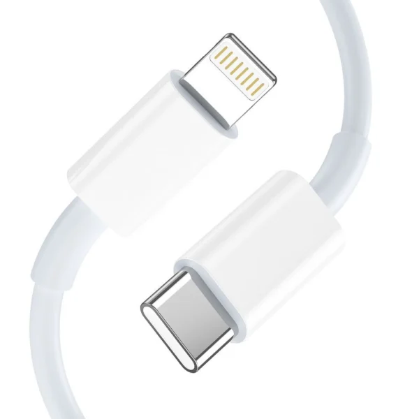 Tech-Protect C35W 2x USB-C PD 35W Wall Charger with USB-C / Lightning Cable - Whiteeng