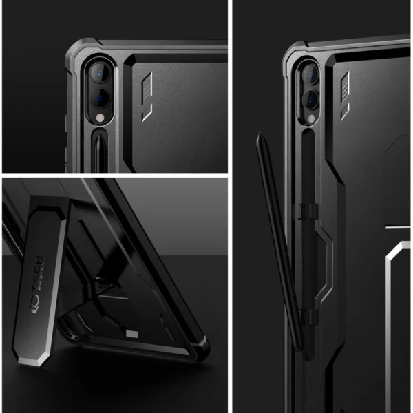 Tech-Protect Kevlar Pro Case for Samsung Galaxy Tab S9+ 12.4" X810 / X816B - Blackeng