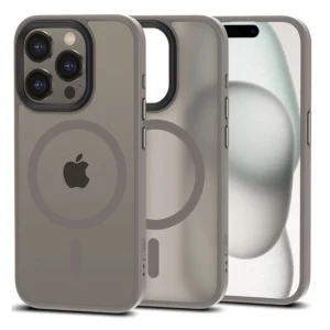Tech-Protect MagMat MagSafe case for iPhone 15 Pro Max - titanium matteeng