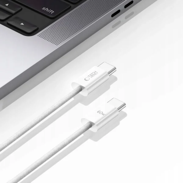 Tech-Protect UltraBoost Classic USB-C / USB-C PD 60W 3A 2m cable - whiteeng