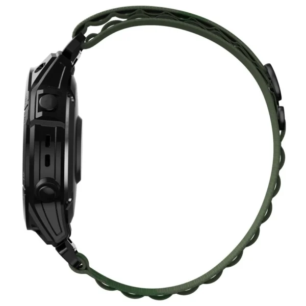 Tech-Protect Nylon Pro Strap for Garmin Fenix 5 / 6 / 6 Pro / 7 - Dark Greeneng