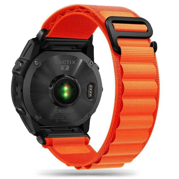 Tech-Protect Nylon Pro Strap for Garmin Fenix 3 / 5X / 3HR / 5X Plus / 6X / 6X Pro / 7X - Orangeeng