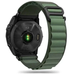 Tech-Protect Nylon Pro Strap for Garmin Fenix 3 / 5X / 3HR / 5X Plus / 6X / 6X Pro / 7X - Dark Greeneng