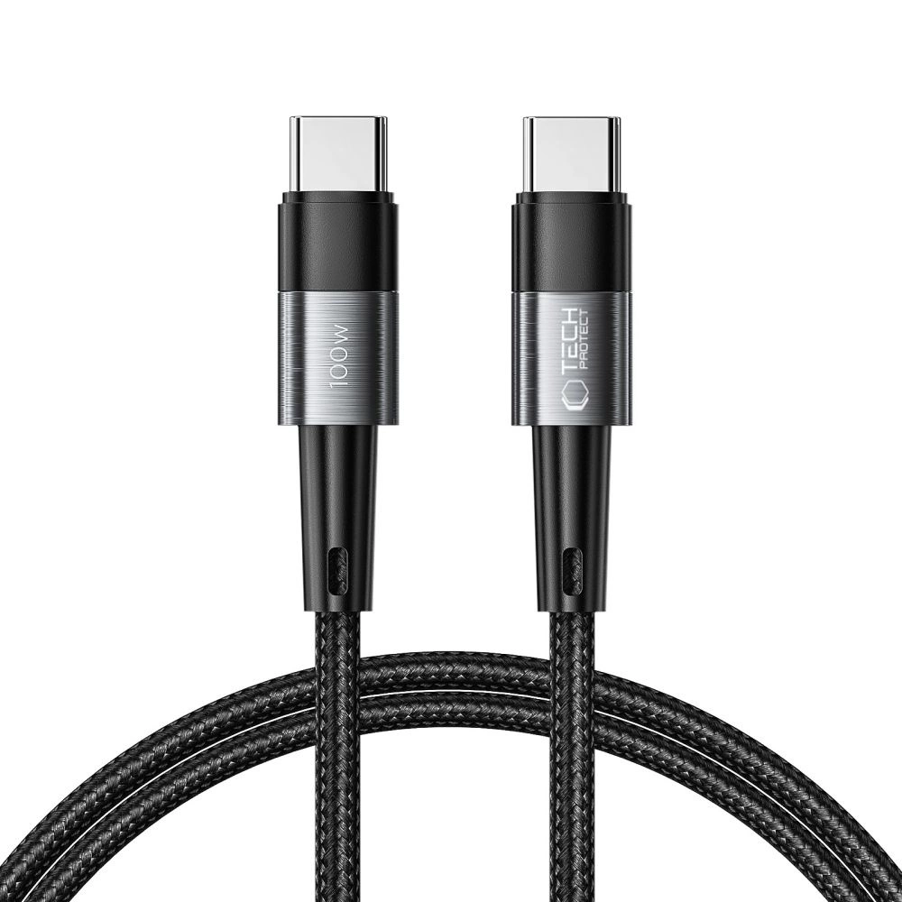 Tech-Protect UltraBoost USB-C / USB-C PD Cable 100W 5A 1m - Grayeng