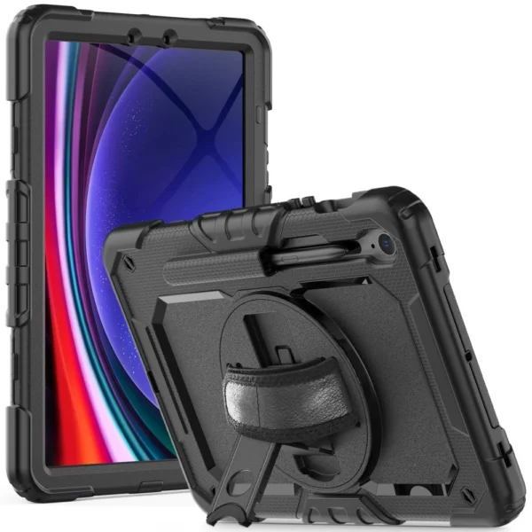 Tech-Protect Solid360 Case for Samsung Galaxy Tab S9 FE 10.9" X510 / X516B - Blackeng