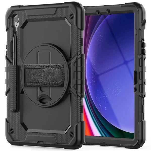 Tech-Protect Solid360 Case for Samsung Galaxy Tab S9 FE 10.9" X510 / X516B - Blackeng