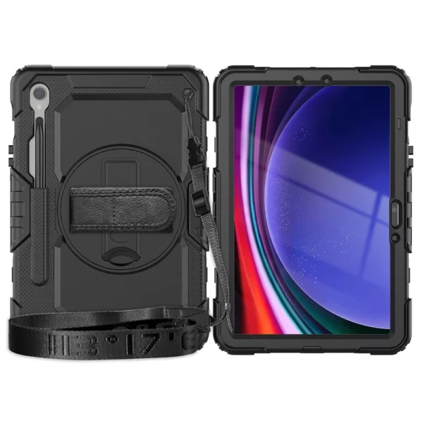 Tech-Protect Solid360 Case for Samsung Galaxy Tab S9 FE 10.9" X510 / X516B - Blackeng