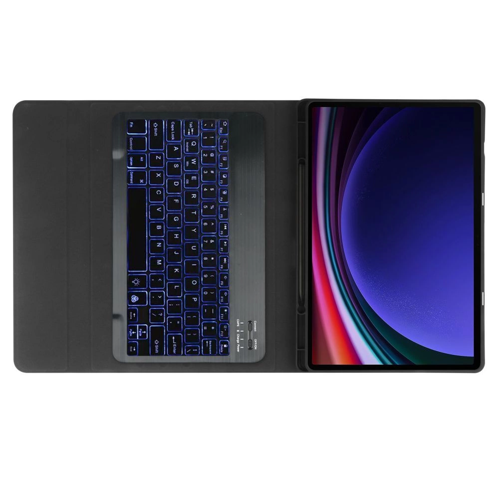 Tech-Protect SC Pen + Keyboard Case with Keyboard for Samsung Galaxy Tab S9 FE 10.9" X510 / X516B - Blackeng