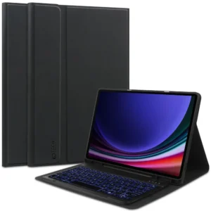 Tech-Protect SC Pen + Keyboard Case with Keyboard for Samsung Galaxy Tab S9 FE+ 12.4" X610 / X616B - Blackeng