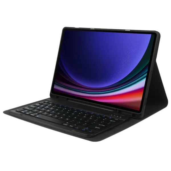 Tech-Protect SC Pen + Keyboard Case with Keyboard for Samsung Galaxy Tab S9 FE+ 12.4" X610 / X616B - Blackeng