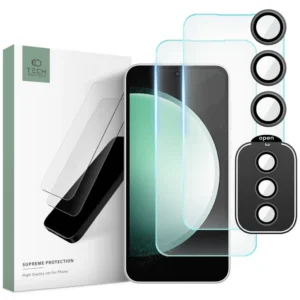 Tech-Protect Supreme Set for Samsung Galaxy S23 FE 2x tempered glass for display / tempered glass for cameraeng