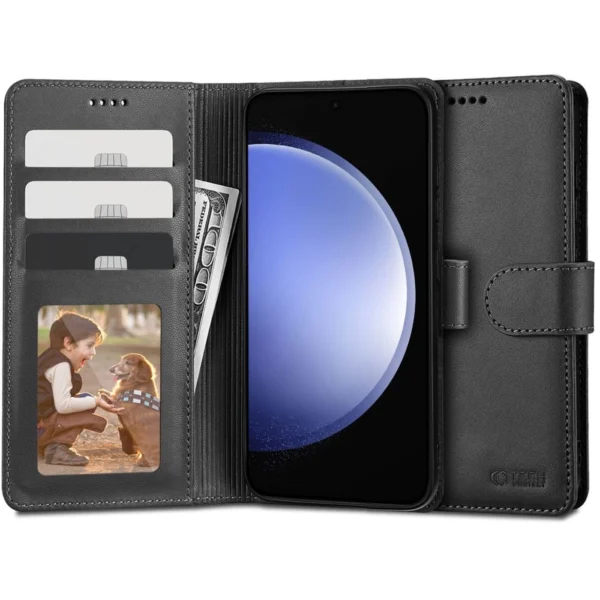 Tech-Protect Wallet Case for Samsung Galaxy S23 FE - Blackeng