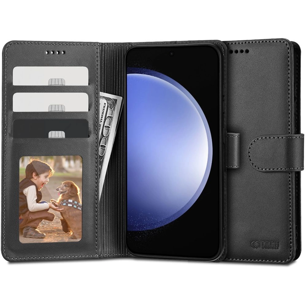 Tech-Protect Wallet Case for Samsung Galaxy S23 FE - Blackeng