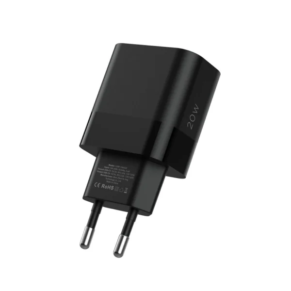 Tech-Protect C20W charger 2x USB-C PD 20W - blackeng