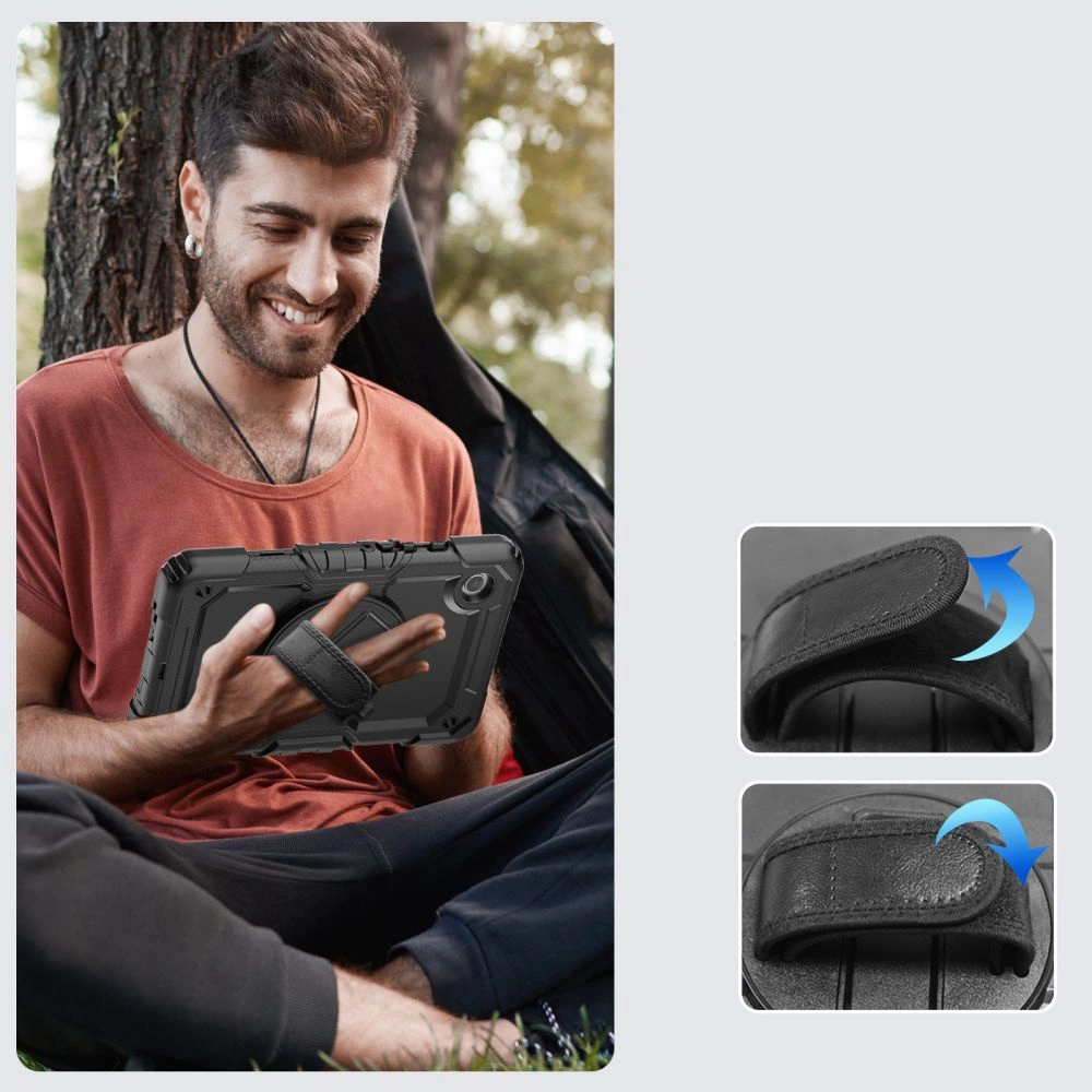 Tech-Protect Solid360 Case for Samsung Galaxy Tab A9 8.7 X110 / X115 - Blackeng